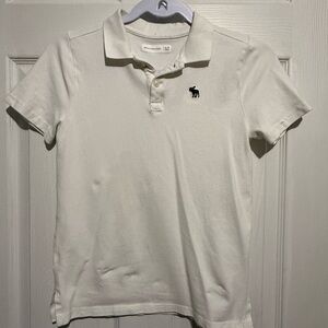 Abercrombie Kids White Polo Shirt